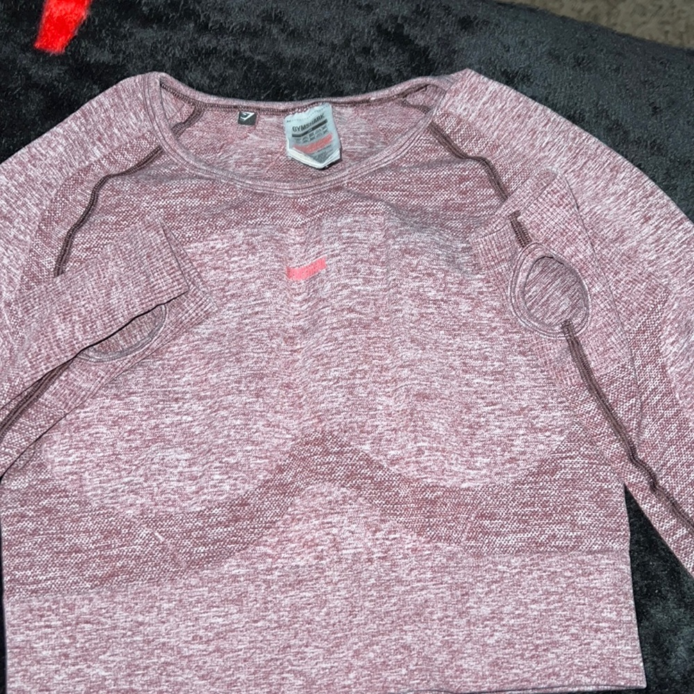 Gymshark long sleeve crop top